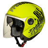 SMK Swing Freedom Hi Vision Black (GL426) - Moto Central