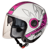 SMK Swing Essence White Pink Gloss (GL192) - Moto Central