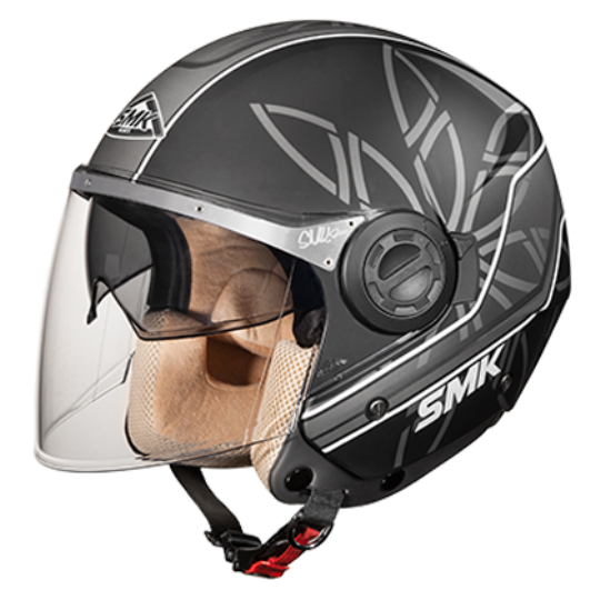 SMK Swing Essence Black Grey Matt (MA261) - Moto Central