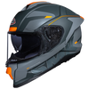 SMK Titan Firefly Matt Grey Orange (MA667) Helmet