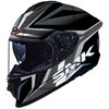 SMK Titan Slick Gloss Black Grey Blue (GL265) Helmet
