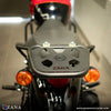 ZANA Top Rack With Plate W 1 Compatible With Pillion Backrest for Royal Enfield Hunter 350 (ZI-8268)