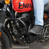 ZANA CRASH GUARD WITH SLIDER BLACK FOR ROYAL ENFIELD HUNTER 350 (ZI-8251)