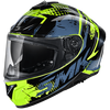SMK Typhoon Grunge Black Grey Gloss (GL426)  Helmet