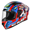 SMK Stellar Skull Red White Blue Matt (MA315) Helmet