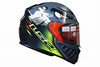 LS2 FF320 BADAS Gloss Black Neon Yellow Helmet