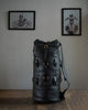 Trip Machine Leather Military Duffel (Black)