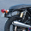 ZANA SADDLE STAYS WITH EXHAUST SHEILD TEXTURE MATT BLACK FOR GT/INTERCEPTOR 650 (ZI-8121)