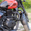 ZANA CRASH GUARD WITH SLIDER BLACK FOR ROYAL ENFIELD HUNTER 350 (ZI-8251)