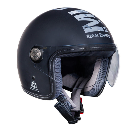 Royal Enfield Chopper MLG Camo Matt Black Helmet