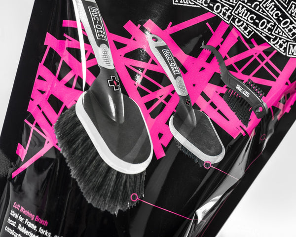 Muc Off 3x Premium Brush Set– Moto Central