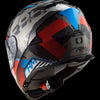 LS2 FF800 Storm Sprinter Black Red Titanium Gloss Helmet