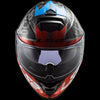 LS2 FF800 Storm Sprinter Black Red Titanium Gloss Helmet
