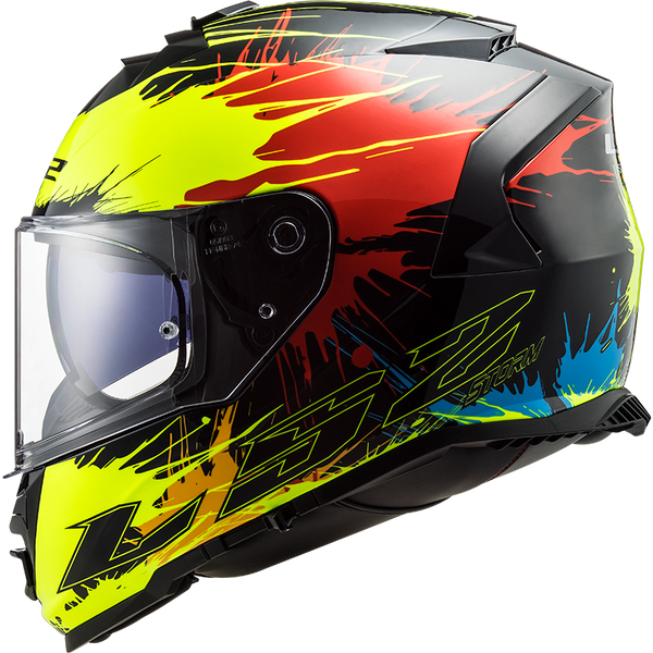 LS2 FF800 Storm Drop Black Yellow Red Gloss Helmet– Moto Central