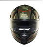 Royal Enfield Lightwing Modular Multi Camo Matt Black Red Helmet