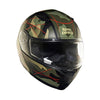 Royal Enfield Lightwing Modular Multi Camo Matt Black Red Helmet