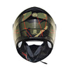 Royal Enfield Lightwing Modular Multi Camo Matt Black Red Helmet