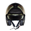 Royal Enfield Lightwing Modular Multi Camo Matt Black Red Helmet