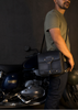 Trip Machine Messenger Bag (Black)