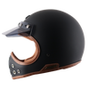 AXOR Retro Moto X Dull Black Helmet