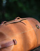 Trip Machine Leather Military Duffel (Vintage Tan)