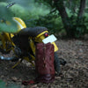 Trip Machine Leather Military Duffel (Cherry Red)