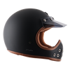 AXOR Retro Moto X Dull Black Helmet