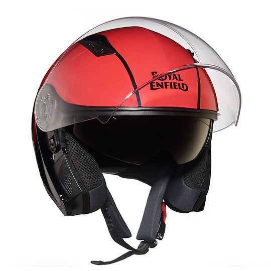 Royal Enfield Lightwing Gloss Black Red Helmet