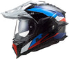 LS2 MX701 EXPLORER Carbon Frontier Gloss Black Blue Helmet