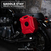 ZANA SADDLE STAYS WITH EXHAUST SHEILD WITH JERRY CAN MOUNTING TEXTURE MATT BLACK FOR GT/INTERCEPTOR650 (ZI-8134)