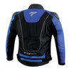Tarmac One III Level 2 Riding Jacket (Black Sky Blue Royal Blue) + Combo Offer FREE Tarmac Tex Gloves (Black)