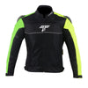 Tarmac One III Level 2 Riding Jacket (Black Green Fluro) + Combo Offer FREE Tarmac Tex Gloves (Green)