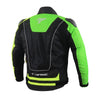 Tarmac One III Level 2 Riding Jacket (Black Green Fluro) + Combo Offer FREE Tarmac Tex Gloves (Green)