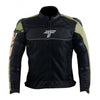 Tarmac One III Level 2 Riding Jacket (Black Army Camo Olive Green ) + Combo Offer FREE Tarmac Tex Gloves (Black)