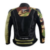Tarmac One III Level 2 Riding Jacket (Black Army Camo Olive Green ) + Combo Offer FREE Tarmac Tex Gloves (Black)