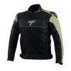 Tarmac One III Level 2 Riding Jacket (Black Army Camo Olive Green ) + Combo Offer FREE Tarmac Tex Gloves (Black)