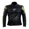 Tarmac One III Level 2 Riding Jacket (Black Army Camo Olive Green ) + Combo Offer FREE Tarmac Tex Gloves (Black)