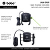 BOBO BM1 Jaw Grip Bike Phone Holder (with fast USB QC3.0 charger) Motorcycle Mobile Mount
