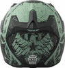 Fly Racing Revolt Liberator Matt Black Green Helmet