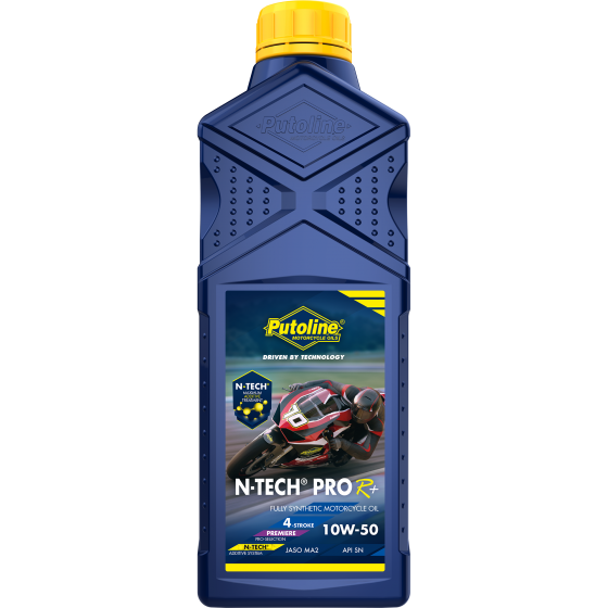 Putoline NTech Pro R+ 10W50 1 Litre Synthetic Motorcycle Oil