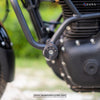 ZANA CRASH GUARD WITH SLIDER BLACK FOR ROYAL ENFIELD HUNTER 350 (ZI-8251)