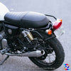 ZANA SADDLE STAYS WITH EXHAUST SHEILD TEXTURE MATT BLACK FOR GT/INTERCEPTOR 650 (ZI-8121)