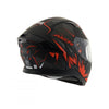 AXOR Apex Hunter Matt Black Orange Helmet