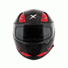 AXOR Apex Hunter Gloss Black Red Helmet