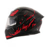 AXOR Apex Hunter Matt Black Red Helmet