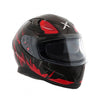 AXOR Apex Hunter Gloss Black Red Helmet