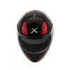 AXOR Apex Hunter Matt Black Red Helmet