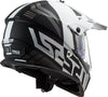 LS2 MX436 Pioneer Evo Evolve Matt White Black Helmet