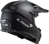 LS2 MX437 Fast Evo Solid Matt Black Helmet