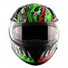 AXOR Apex Beast Gloss Black Green Helmet